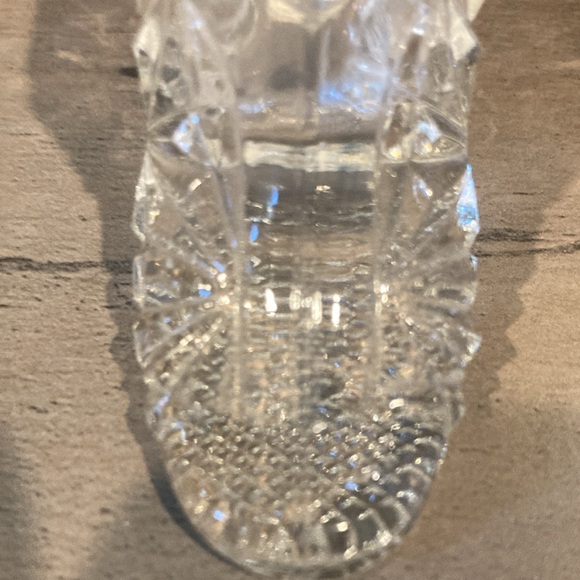 Vintage 1887 Duncan Daisy & Square Miniature Glass Shoe Slipper - Picture 6 of 8